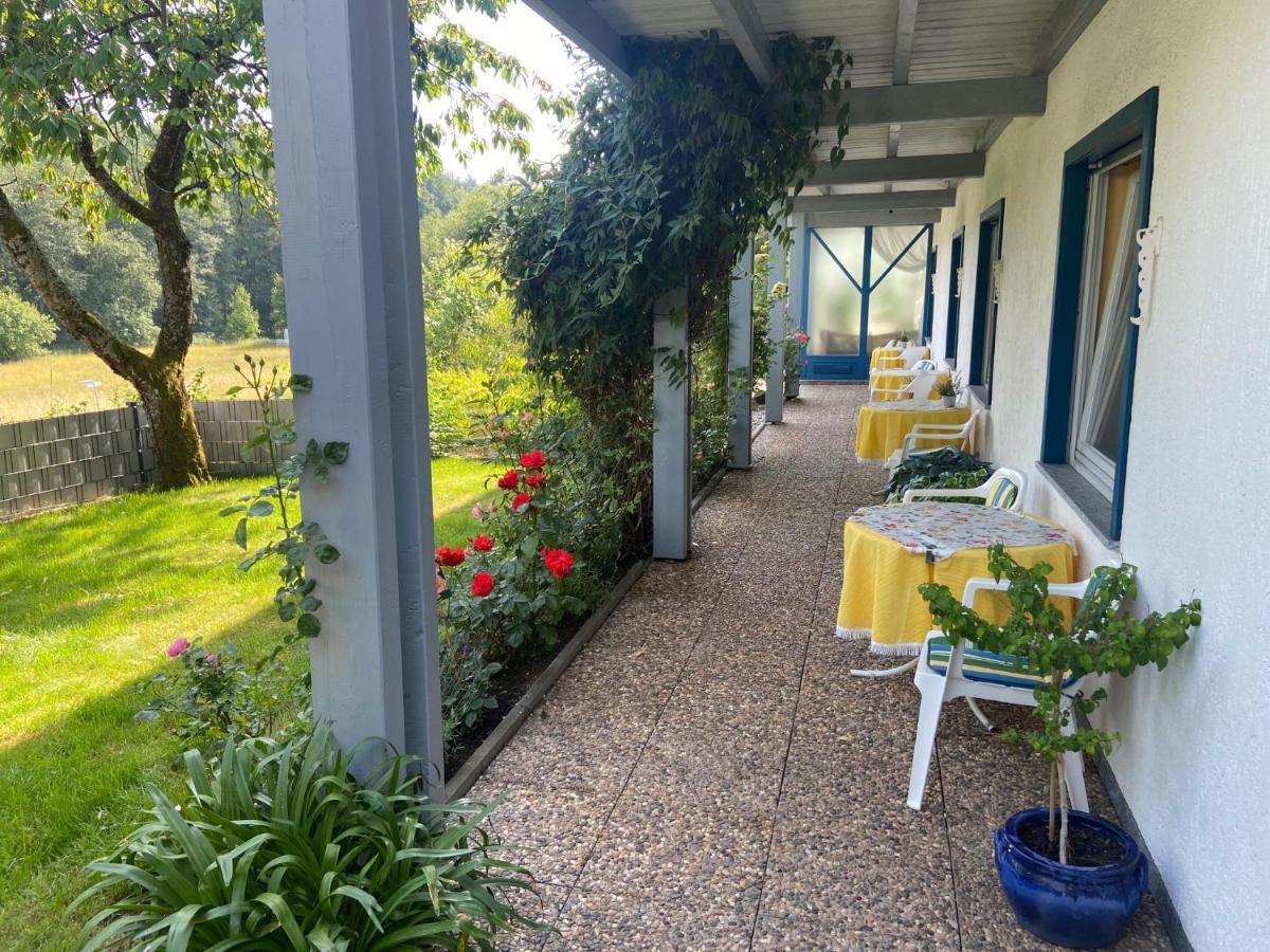 Pension-Ferienwohnung Liesbachtal Direkt Am Waldrand Bayerische Rhoen Schönau an der Brend Exteriör bild