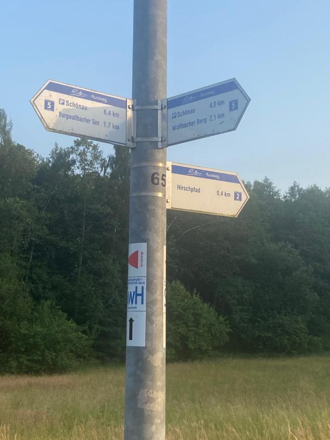 Pension-Ferienwohnung Liesbachtal Direkt Am Waldrand Bayerische Rhoen Schönau an der Brend Exteriör bild