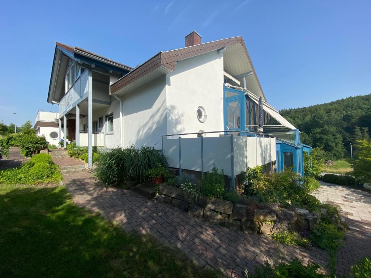 Pension-Ferienwohnung Liesbachtal Direkt Am Waldrand Bayerische Rhoen Schönau an der Brend Exteriör bild