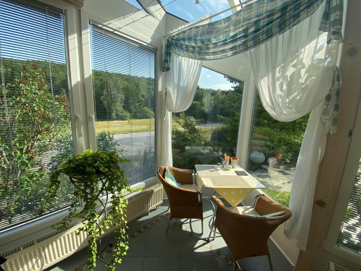 Pension-Ferienwohnung Liesbachtal Direkt Am Waldrand Bayerische Rhoen Schönau an der Brend Exteriör bild