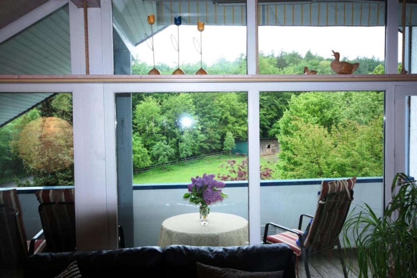 Pension-Ferienwohnung Liesbachtal Direkt Am Waldrand Bayerische Rhoen Schönau an der Brend Exteriör bild